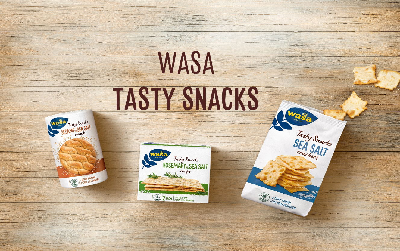 Wasa Delicates heißen jetzt „Tasty Snacks“! Wasa