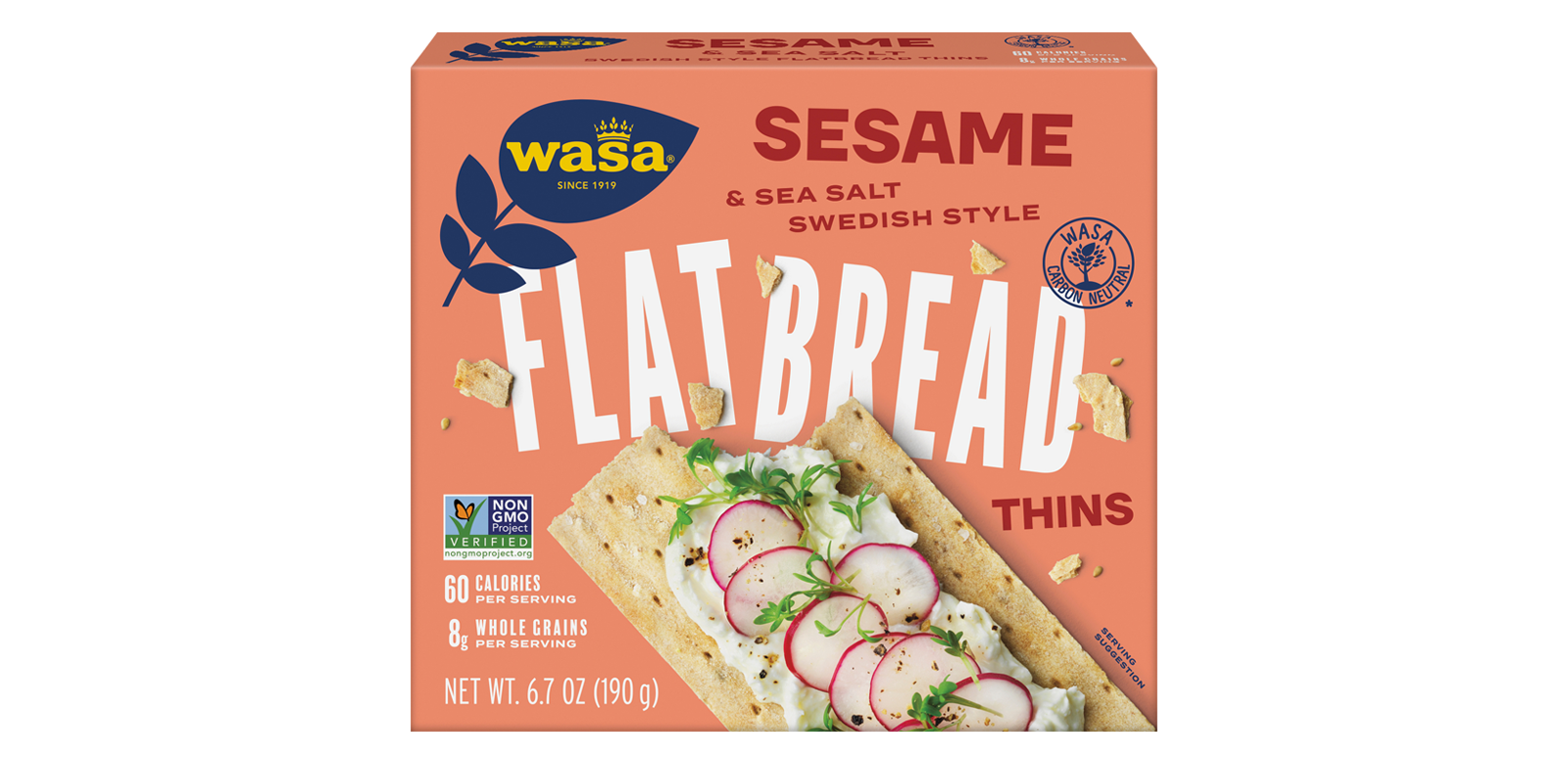 Sesame & Sea Salt Crackers Crispbreads