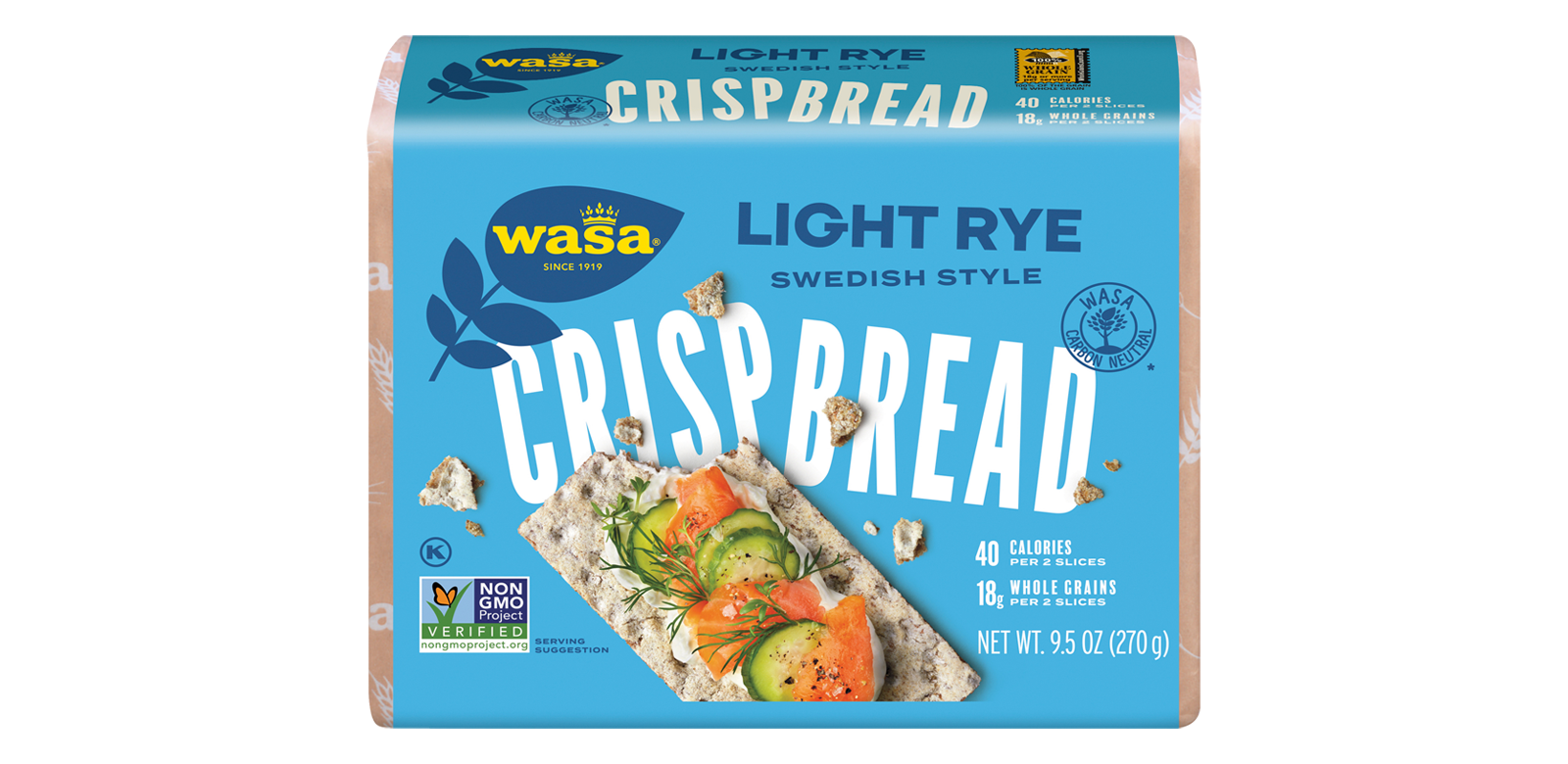 Wasa Light Rye Crackers Crispbreads
