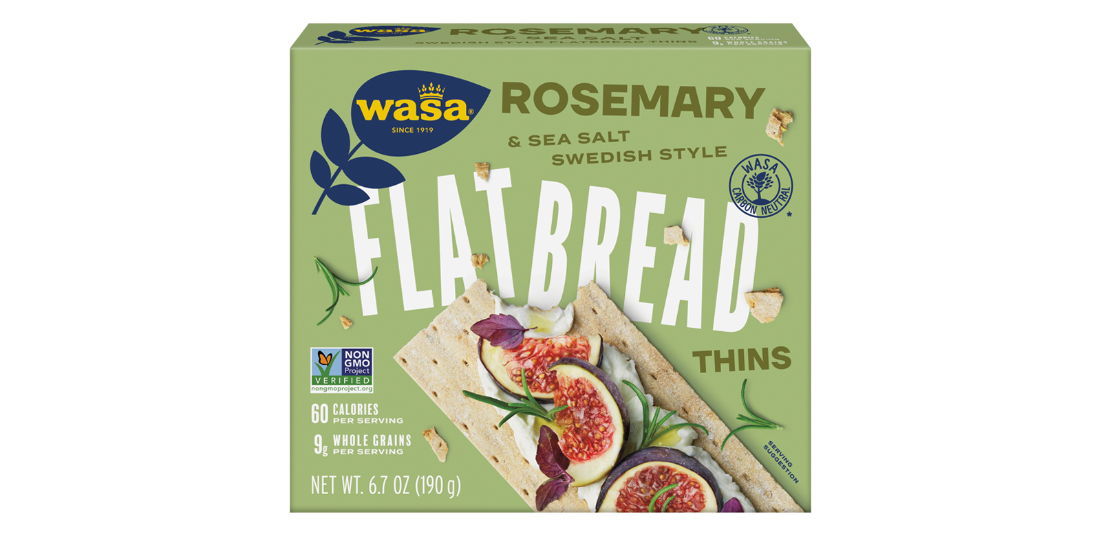Wasa Rosemary Sea Salt Crackers Crispbreads