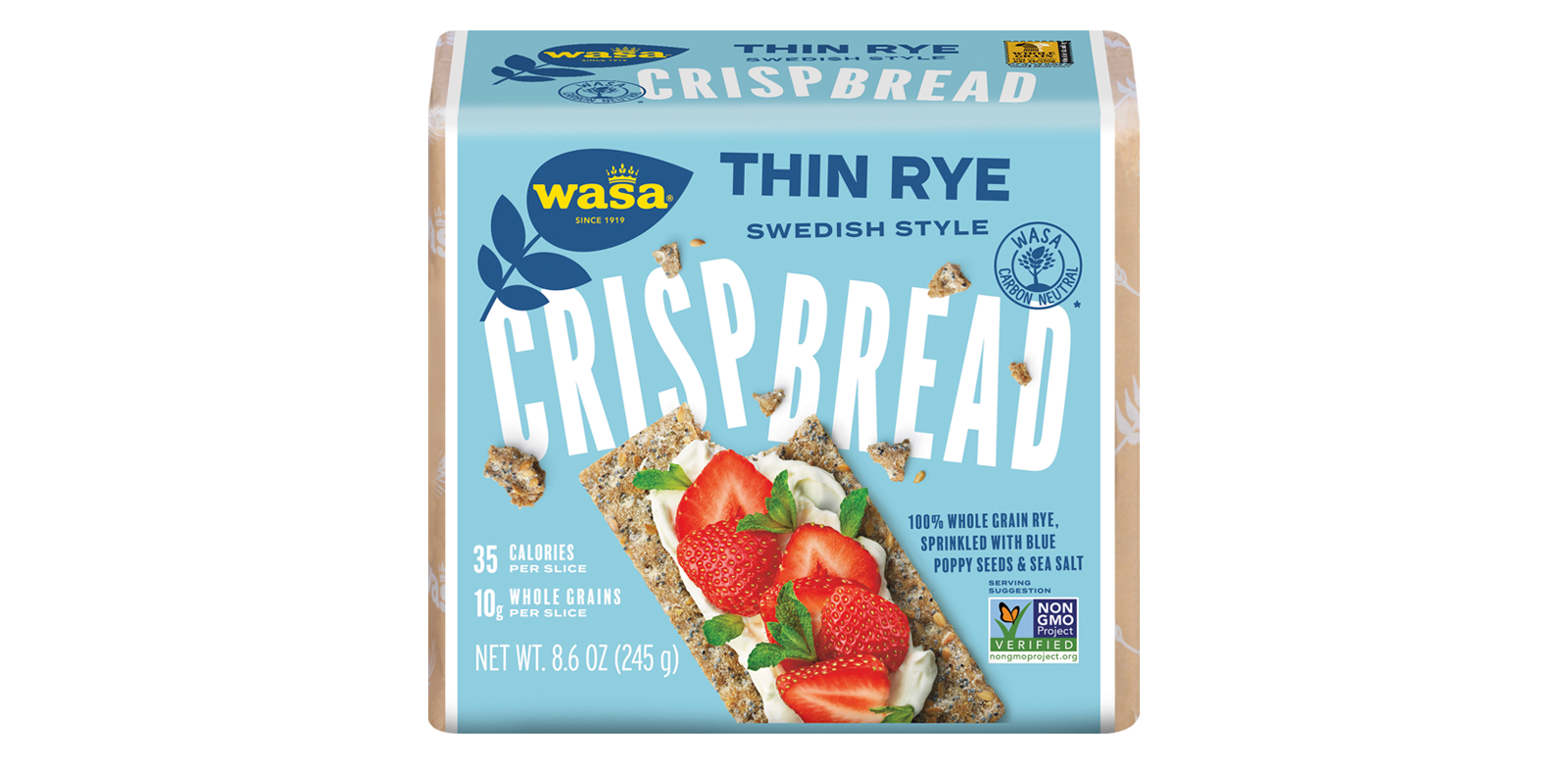 Wasa Cracker Bread Breakfast Whole Grain - 490g - Ditt