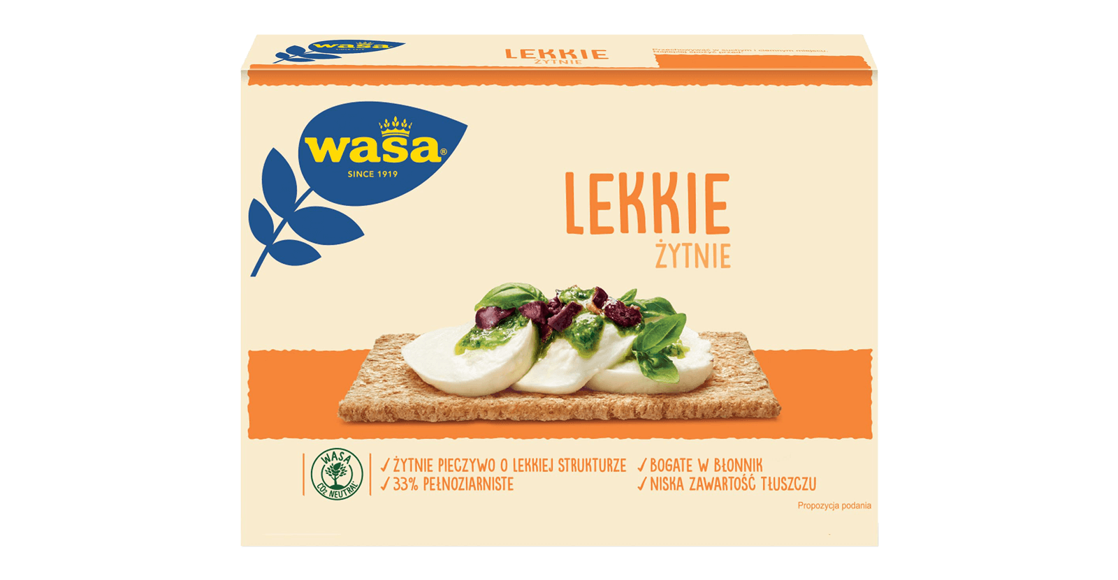 WASA LIGHT RYE 270g