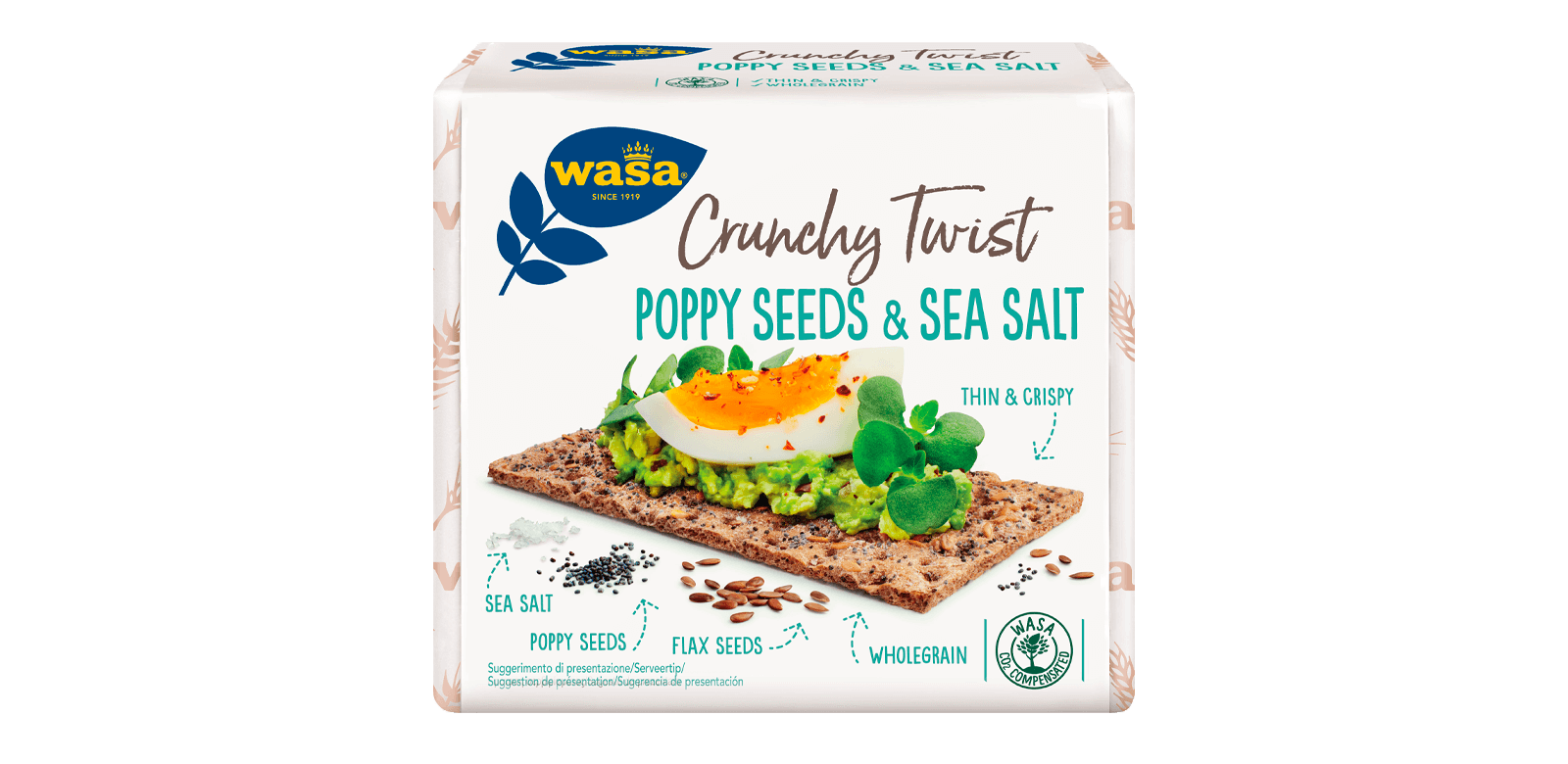 Crunchy Twist Mak i morska sol