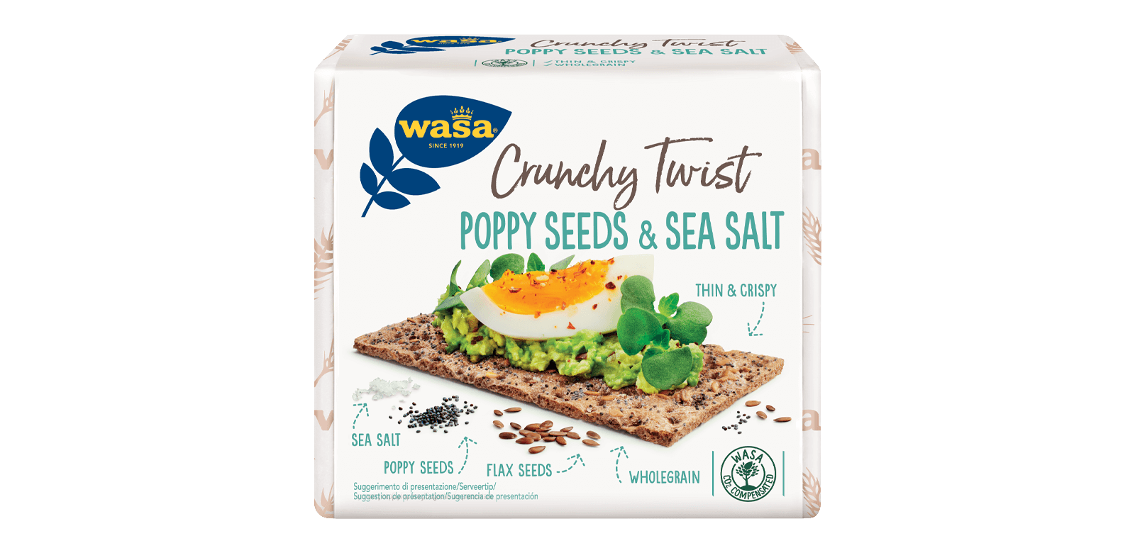 Crunchy Twist Poppy Seeds & Sea Salt