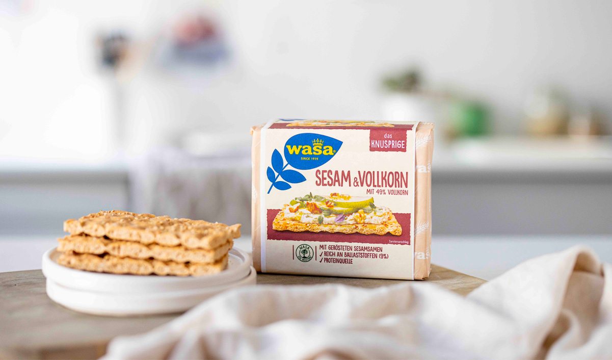 Innovation im Knäckebrot Regal: Sesam&Vollkorn