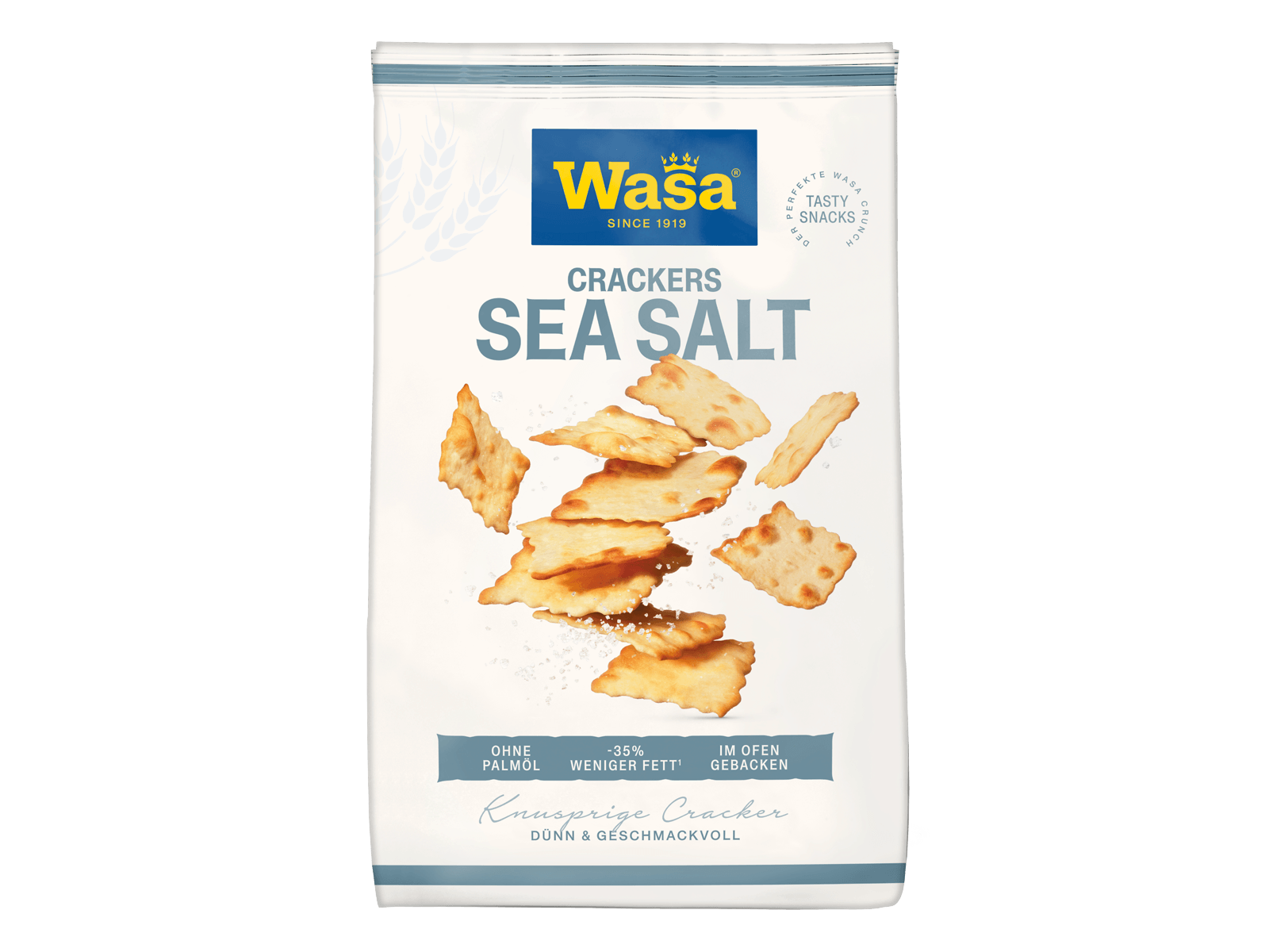 Tasty Snacks Crackers Sea Salt