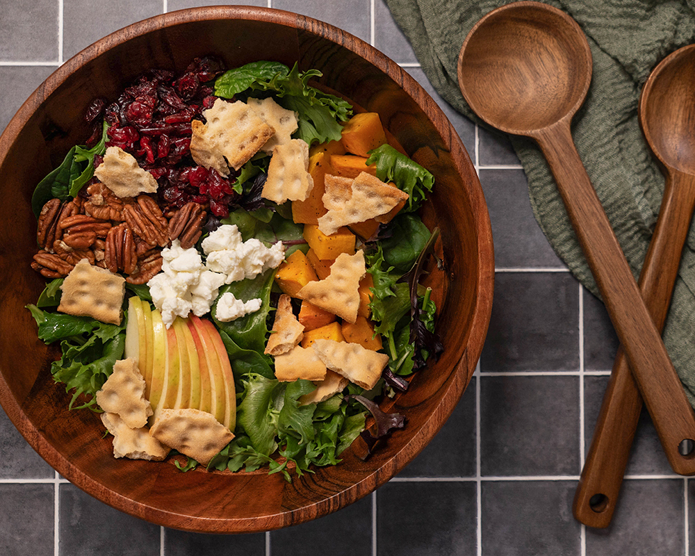 Wasa Gluten Free Breadcrumbs Goat Cheese Fall Salad