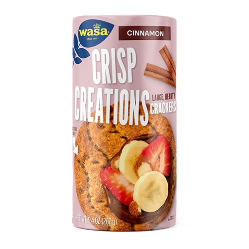 Wasa Cinnamon Crisp Creation Large Round Crackers