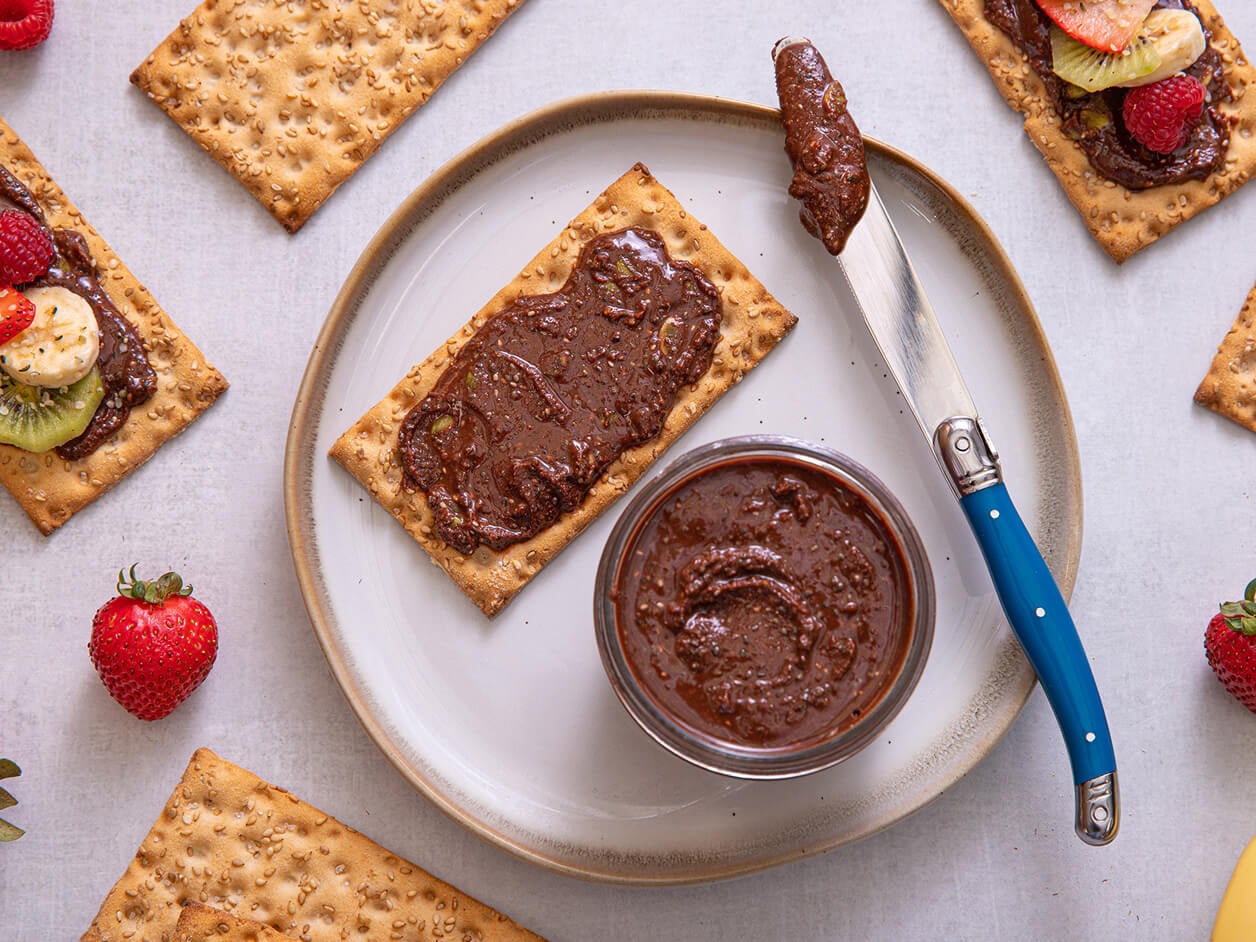 Crunchy Chocolate Nut and Seed Butter Wasa