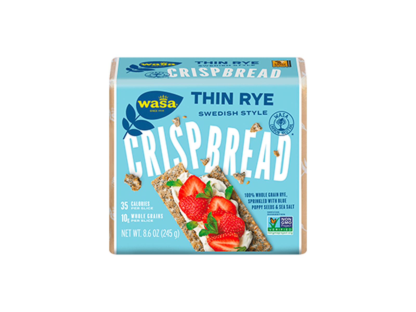 Wasa Thin Rye Crackers 100 Crispbreads