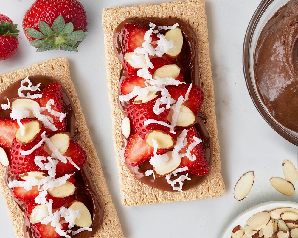 Wasa Crisp'n Light Crackers with Chocolate Hazelnut and coconut