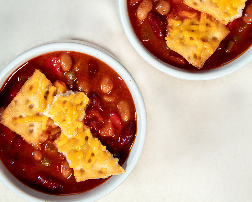 Wasa Gluten Free Crackers with Veggie Chili
