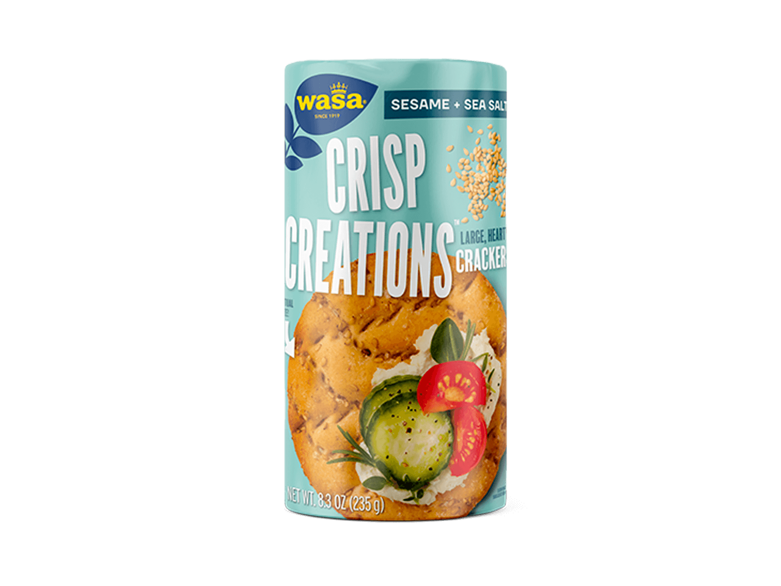 Wasa Sesame & Sea Salt Crisp Creations Crackers Crispbreads