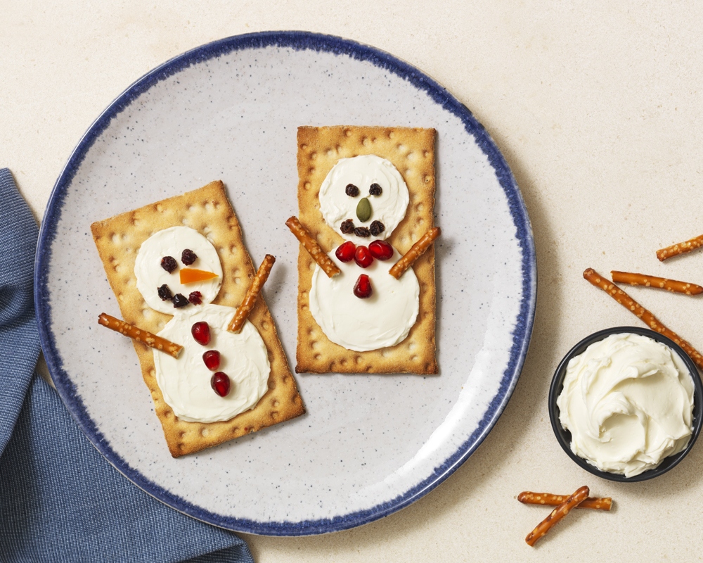 Wasa Gluten Free Crackers Christmas Snowman snacks
