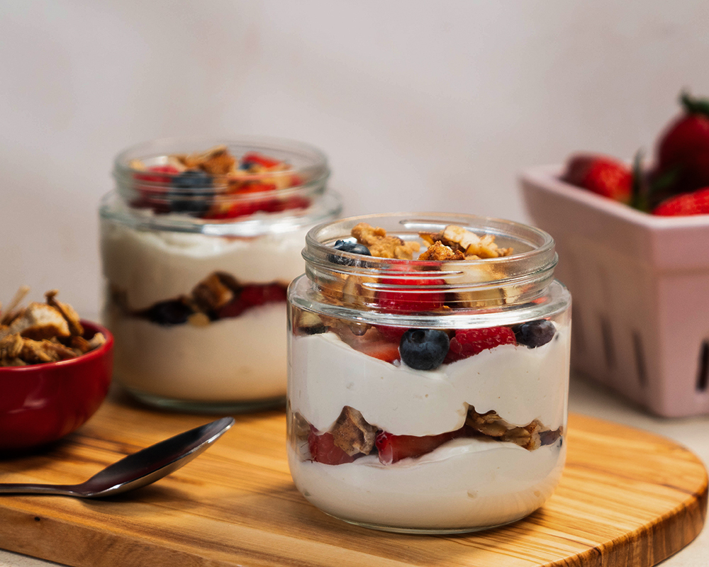 Wasa Cinnamon Crackers Summer Yogurt Parfait Homemade Granola