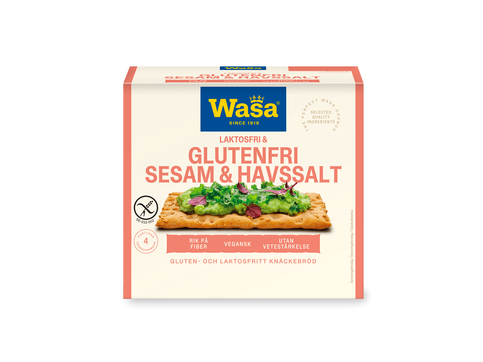 Gllutenfri & Laktosfri Sesam & Havssalt