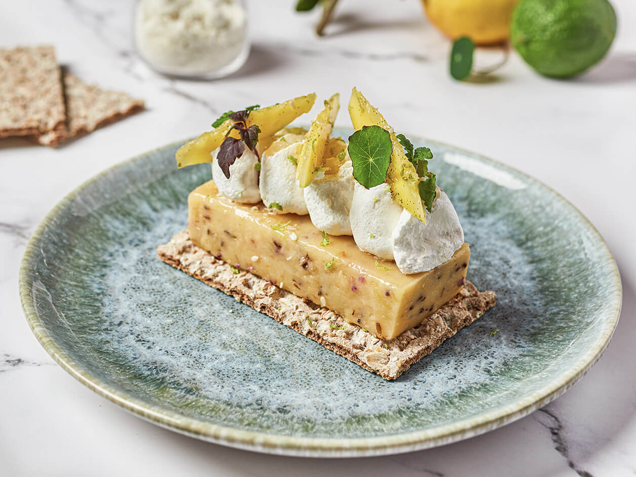 Tartine du soleil aux nectarines et citron​